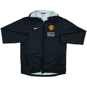 2009-10 Manchester United Nike Chaqueta impermeable con capucha - 5/10 - (S)