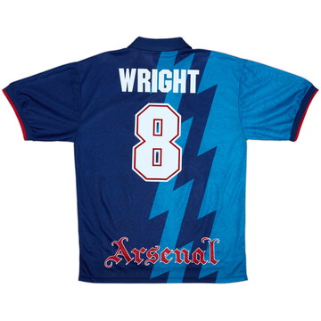 1995-96 Arsenal Away Shirt Wright #8 - 8/10 - (L)