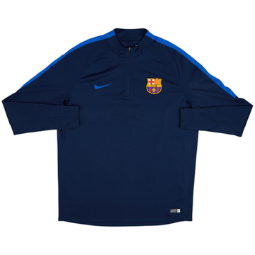 2016-17 Barcelona Nike 1/4 Zip Drill Top - 8/10 - (XL)