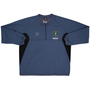 2000-01 Inter Milan Nike 1/4 Zip Sweat Top - 7/10 - (XL)