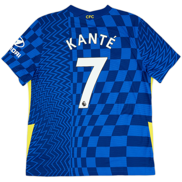 2021-22 Chelsea Authentic Home Shirt Kante #7 - 9/10 - (XL)