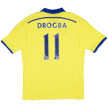 2014-15 Chelsea Away Shirt Drogba #11 - 10/10 - (L)