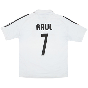 2005-06 Real Madrid Home Shirt Raul #7 - 3/10 - (XL)