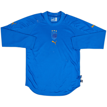 2004-06 Italy Home L/S Shirt - 3/10 - (L)