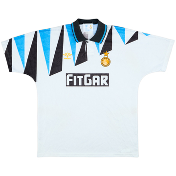 1991-92 Inter Milan Away Shirt - 8/10 - (XL)