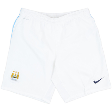 2013-14 Manchester City Home Shorts - 9/10 - (L)
