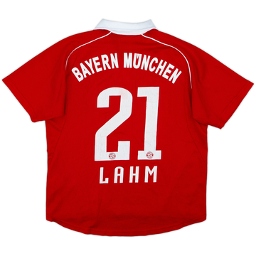 2005-06 Bayern Munich Home Shirt Lahm #21 - 6/10 - (L.Boys)