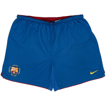 2007-08 Barcelona Home Shorts - 4/10 - (XL)