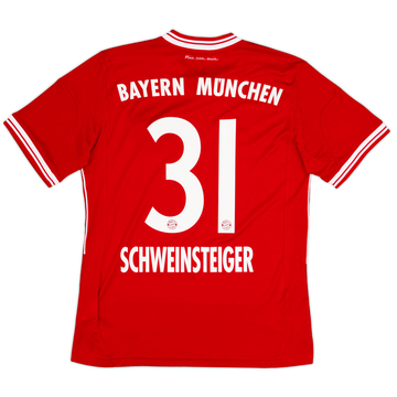 2013-14 Bayern Munich Home Shirt Schweinsteiger #31 - 8/10 - (L.Boys)