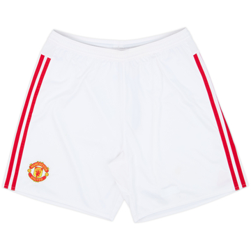 2015-16 Manchester United adidas Home Shorts - 7/10 - (L)
