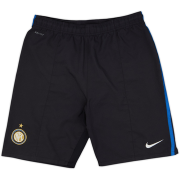 2011-12 Inter Milan Player Issue Home Shorts - 8/10 - (L)