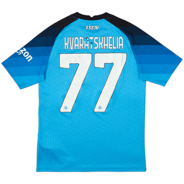 2022-23 Napoli Home Shirt Kvaratskhelia #77 - 4/10 - (S)
