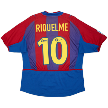 2002-03 Barcelona Home Shirt Riquelme #10 - 6/10 - (L)