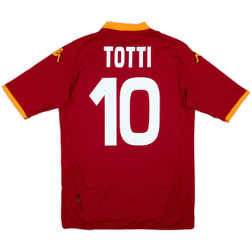 2007-08 Roma Home Shirt Totti #10 - 6/10 - (XXL)