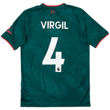 2022-23 Liverpool Third Shirt Virgil #4 - 8/10 - (XL.Boys)