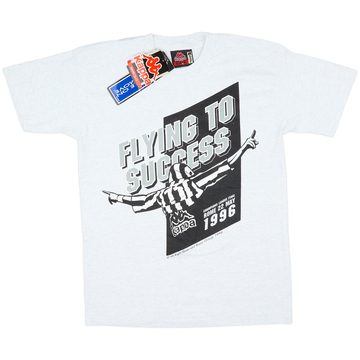 1996-97 Juventus Kappa 'Champions League Final' Graphic Tee (M)