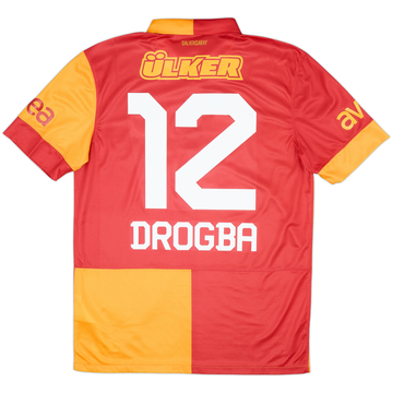 2012-13 Galatasaray Home Shirt Drogba #12 - 6/10 - (M)