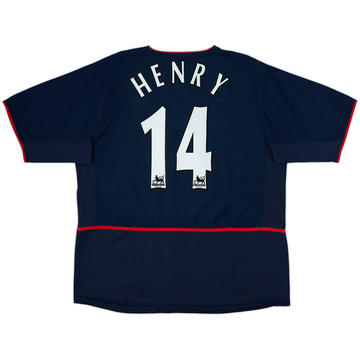 2002-04 Arsenal Away Shirt Henry #14 - 7/10 - (XXL)