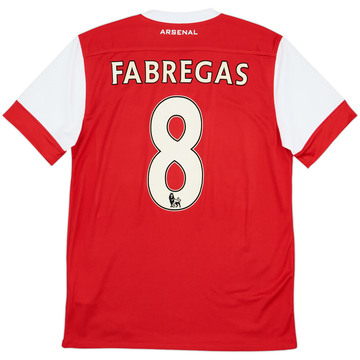 2010-11 Arsenal Home Shirt Fabregas #8 - 4/10 - (M)