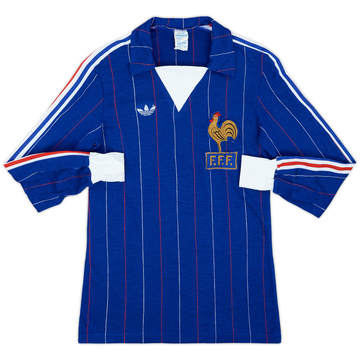 1980-82 France Home L/S Shirt - 8/10 - (L.Boys)