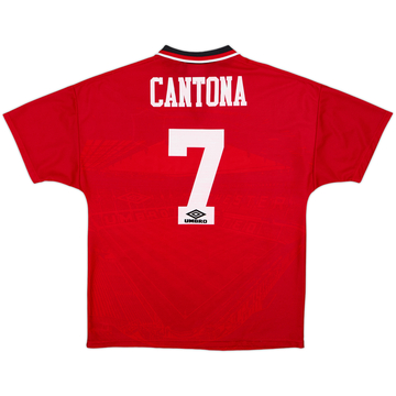 1994-96 Manchester United Home Shirt Cantona #7 - 9/10 - (L)