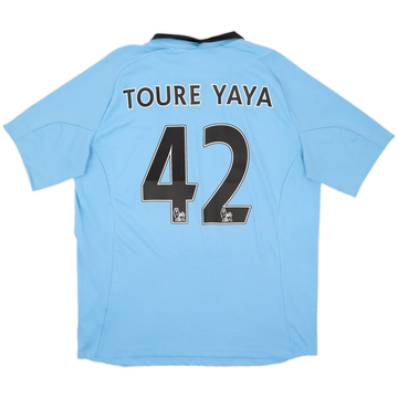 Camiseta de local del Manchester City 2012-13 Toure Yaya #42 - 8/10 - (XL)