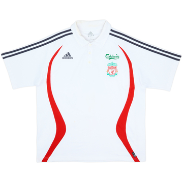 2006-07 Liverpool adidas Camiseta Polo - 7/10 - (L/XL)