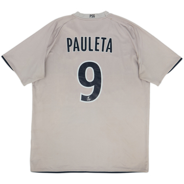 Camiseta de visitante del Paris Saint-Germain 2008-09 Pauleta #9 - 6/10 - (L)