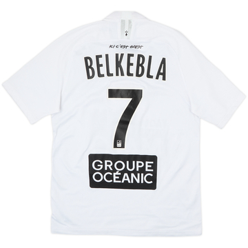 Camiseta de la tercera equipación del Stade Brest 2019-20 Belkebla #7 - 8/10 - (XL)