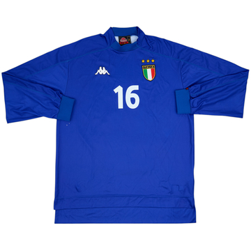 1998-99 Italy Player Issue Home L/S Shirt #16 - 5/10 - (L)