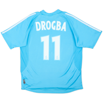 2003-04 Olympique Marseille Away Shirt Drogba #11 - 8/10 - (15-16 Years)