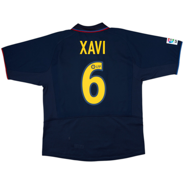 2002-03 Barcelona Away Shirt Xavi #6 - 9/10 - (L)