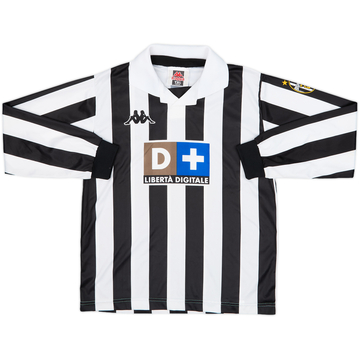 1998-99 Juventus Basic Home L/S Shirt #18 - 6/10 - (XL.Boys)