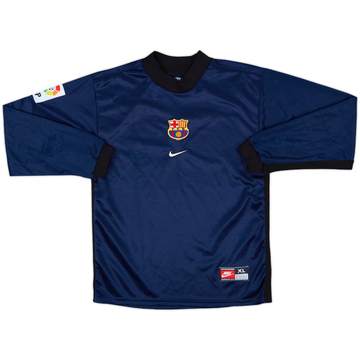 1998-99 Barcelona GK Shirt - 8/10 - (XL.Boys)