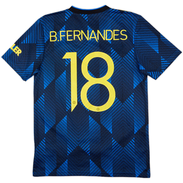 2021-22 Manchester United Third Shirt B.Fernandes #18 - 10/10 - (M)