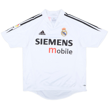 2004-05 Real Madrid Home Shirt - 9/10 - (L.Boys)