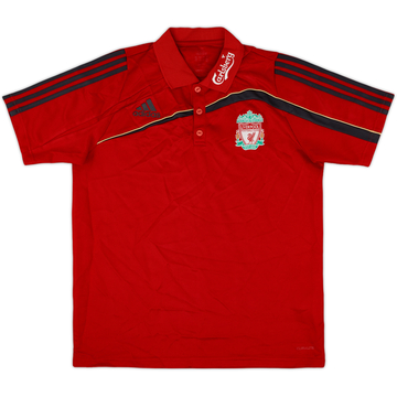 2009-10 Liverpool adidas Polo Shirt - 8/10 - (M)