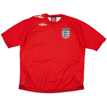 2006-08 England Away Shirt - 5/10 - (XXL)