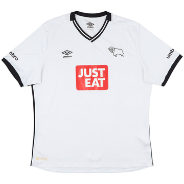 2015-16 Derby County Home Shirt - 7/10 - (XL)