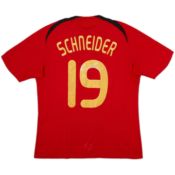 2008-09 Germany Away Shirt Schneider #19 - 5/10 - (M)