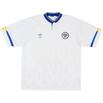 1990-91 Leeds United Home Shirt - 5/10 - (L)
