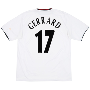 2003-04 Liverpool Away Shirt Gerrard #17 - 5/10 - (L)