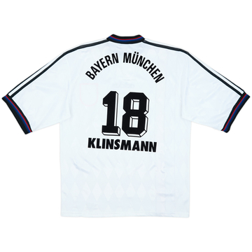 1996-98 Bayern Munich Away Shirt Klinsmann #18 - 8/10 - (M)