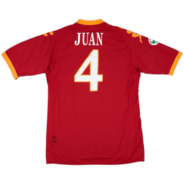 2009-10 Roma Home Shirt Juan #4 - 6/10 - (XXL)