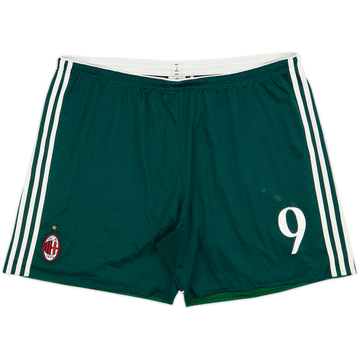 2014-15 AC Milan adidas Third Shorts #9 - 6/10 - (XXL)