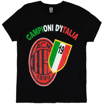 2010 AC Milan Graphic Tee - 10/10 - (Women's M)
