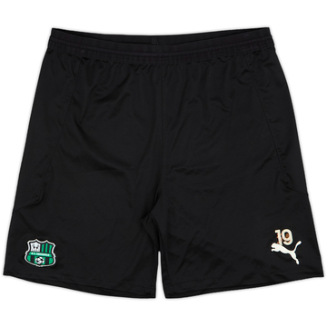 2018-19 Sassuolo Player Issue Training Shorts #19 - 4/10 - (L)