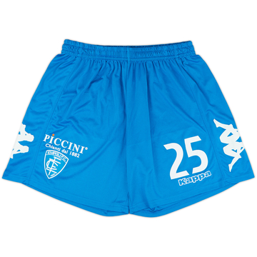 2019-20 Empoli Player Issue Home Shorts #25 - 8/10 - (L)