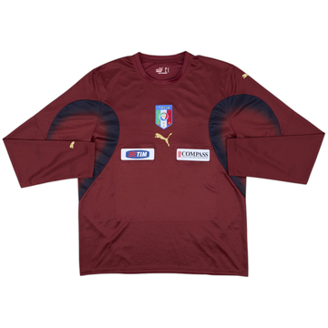 2006-07 Italy Puma Training L/S Shirt - 9/10 - (L)