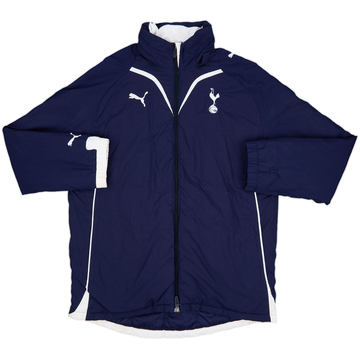 2009-10 Tottenham Puma Hooded Padded Bench Coat - 8/10 - (M)